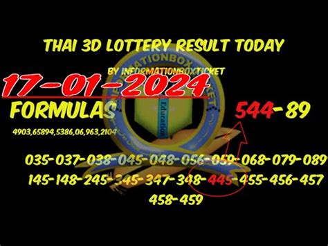 today thai 3d result|Thai lottery 01 July 2024 .